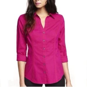 Woman's long sleeve button up